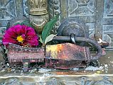 06 Kathmandu Gokarna Mahadev Temple Entrance Door Lock 